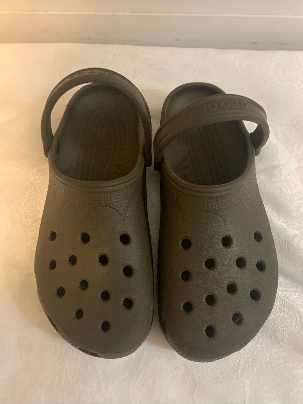CROCS Classic Clog Sandals in Chocolate Brown
